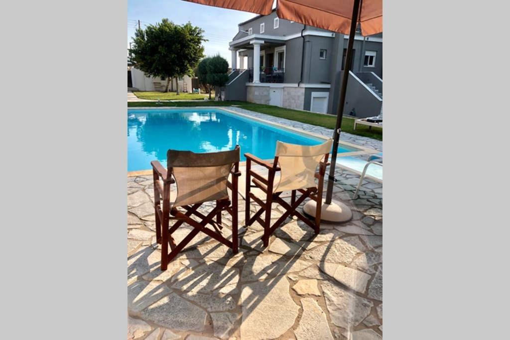 Sunlit Pool House Βίλα Ποσειδωνία Εξωτερικό φωτογραφία